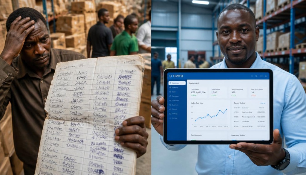 CRITO Operational Comparison — Manual Paper Ledgers vs Digital Accountability Dashboard